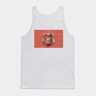 80's Wrestler Mouth Tank Top